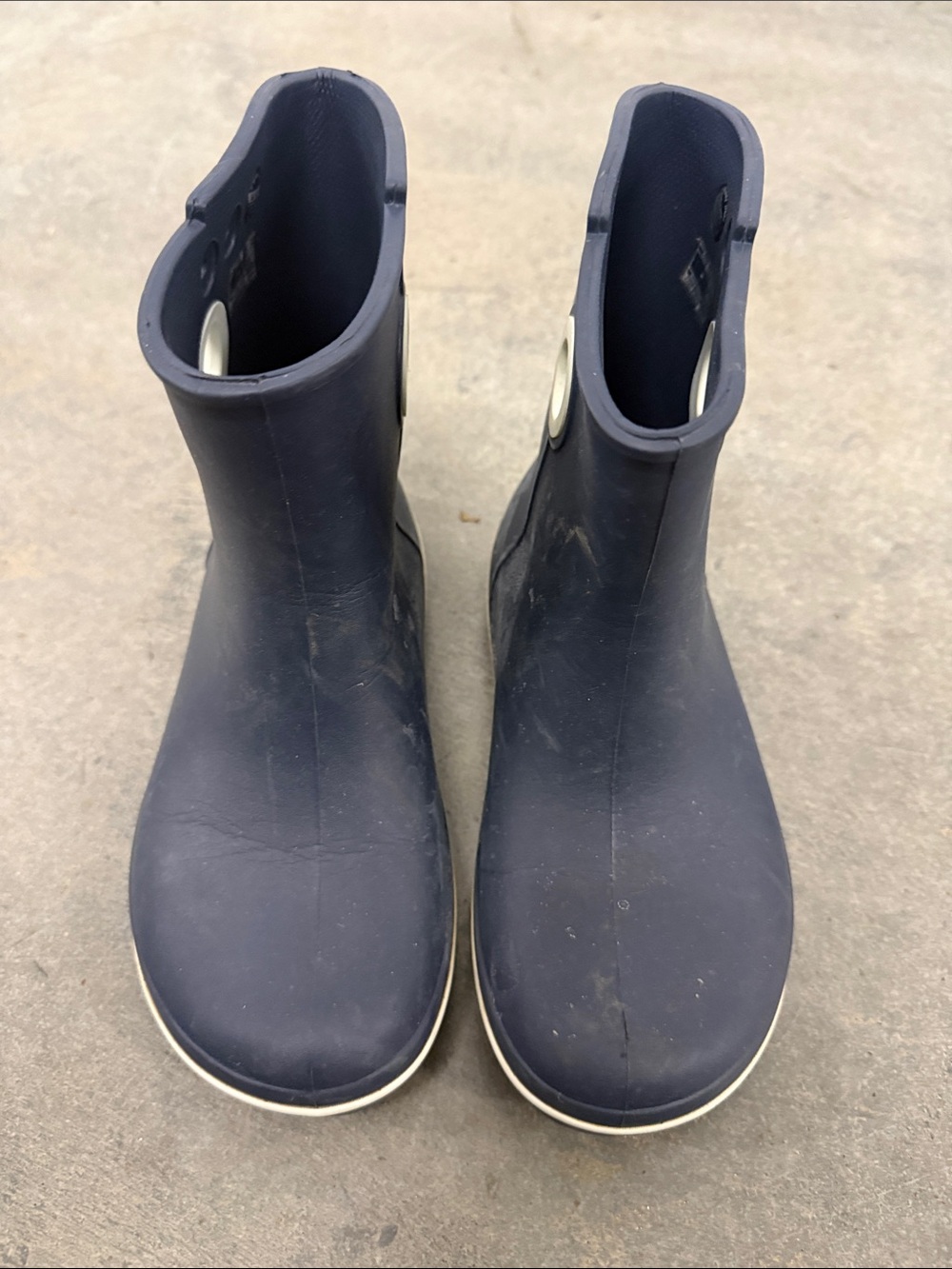 CROCS Women's Navy Short Rain Boots